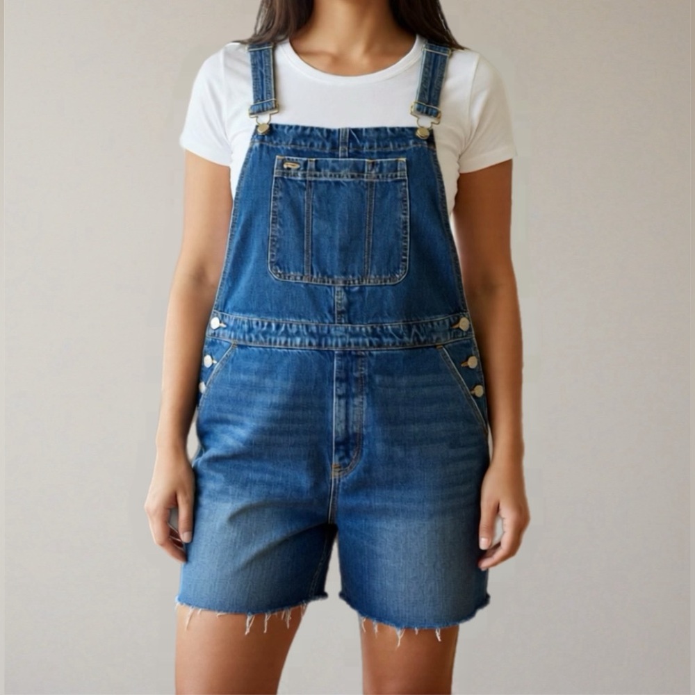 GAP Blue Denim Overalls - Picture 3 of 4